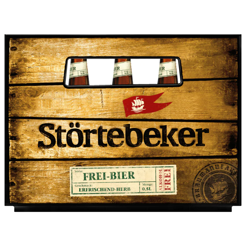 Störtebeker Bio Frei-Bier alkoholfrei 20x0,5l - 4014807201030
