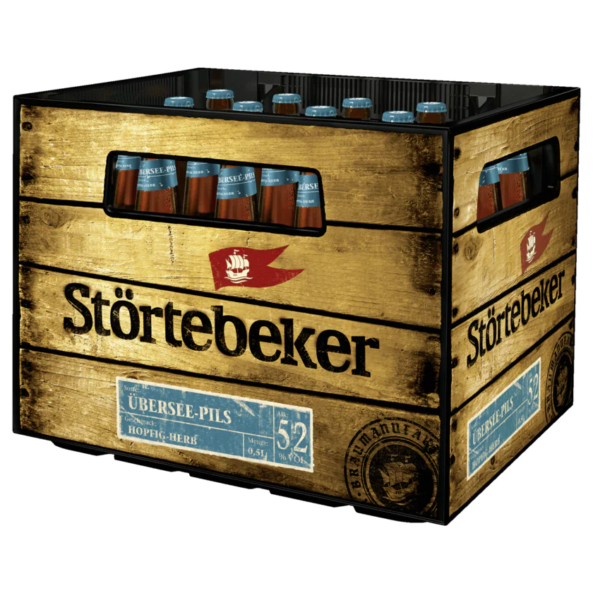 Störtebeker Bio Übersee-Pils 20x0,5l - 4014807211572