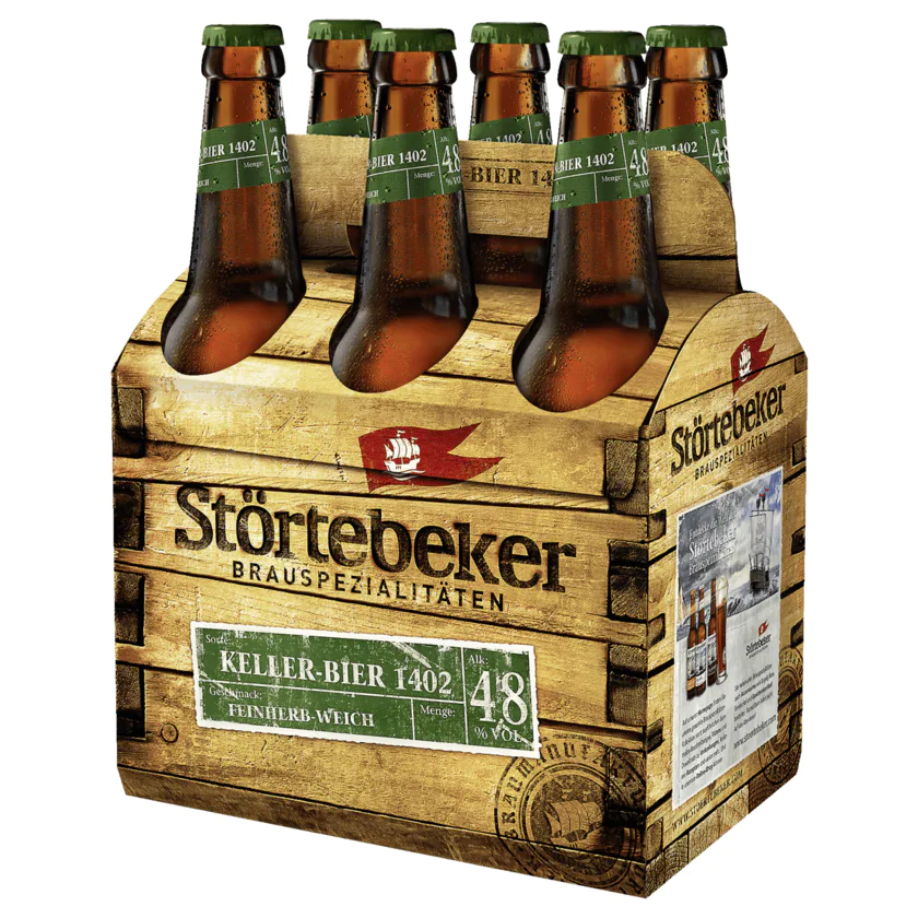 Störtebeker Bio Keller-Bier 1402 6x0,5l - 4014807901022