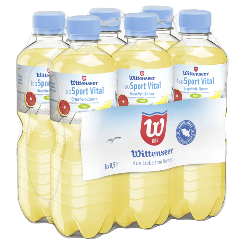 Wittenseer Iso Sport Vital Grapefruit-Zitrone 6x0,5l - 4014819506673