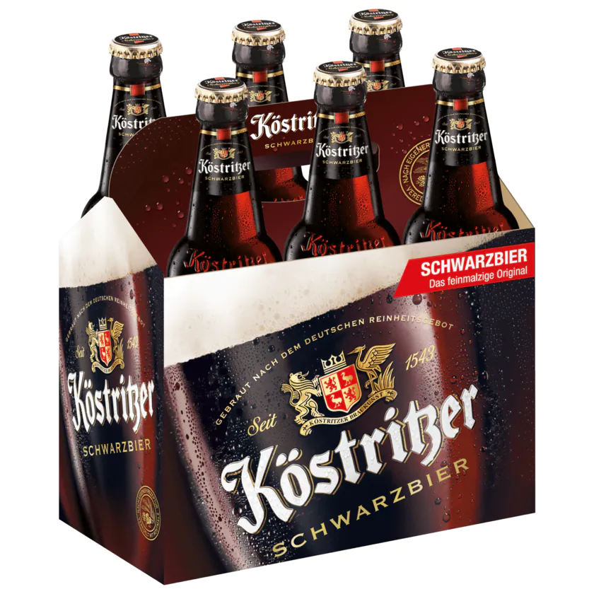 Köstritzer Schwarzbier 6x0,5l - 4014964111760