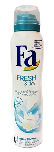 Fa Fresh And Dry Lotus Flower Antiperspirant Spray - 4015001010862