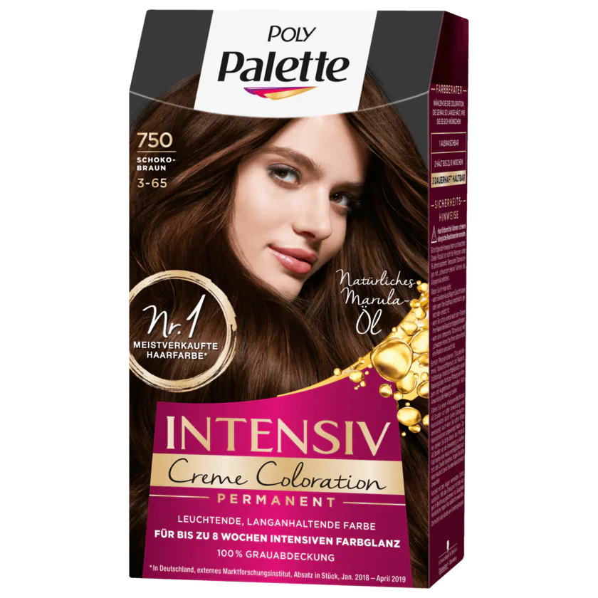 Poly Palette Intensiv-Creme-Coloration 750 Schokobraun 115ml - 4015100329599