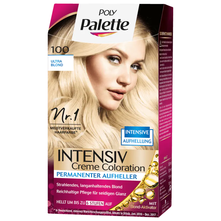 Poly Palette Intensiv-Creme-Coloration 100 Ultra Blond 115ml - 4015100329728