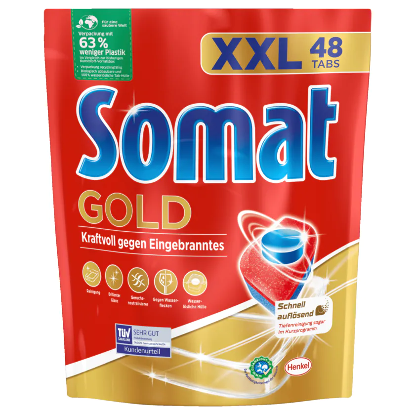 Somat Gold Tabs XXL 48 Stück - 4015200030067