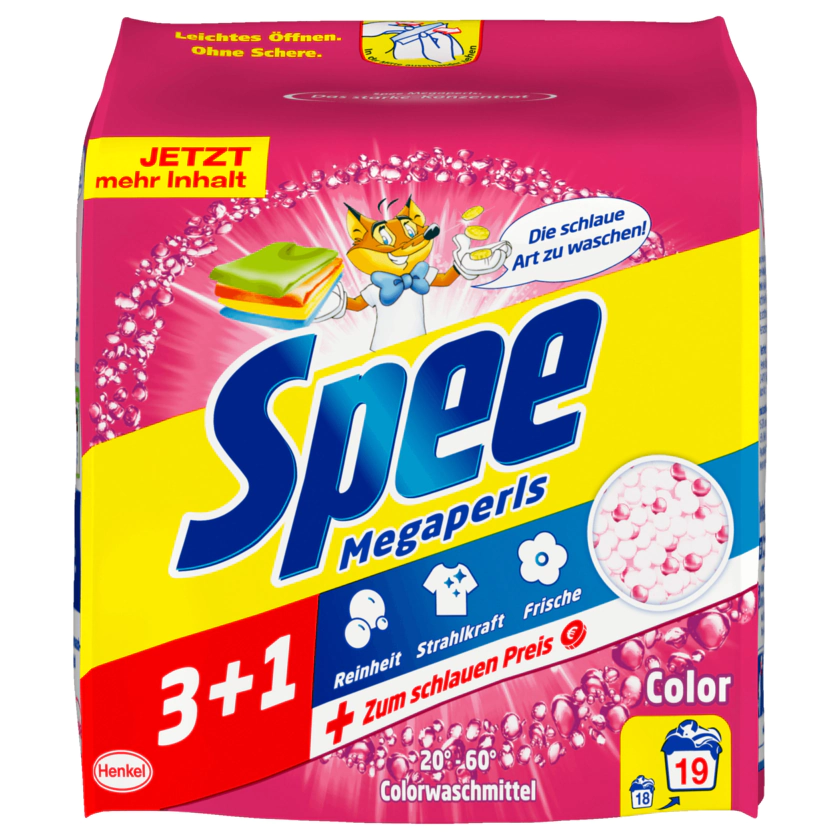 Spee Colorwaschmittel Megaperls 1,283kg, 19WL - 4015200030142