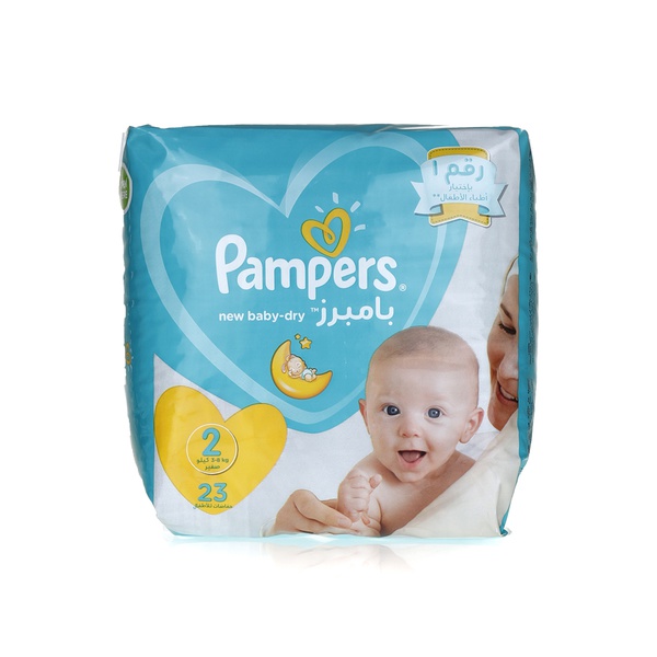 Pampers new baby size 2 x 23 - Waitrose UAE & Partners - 4015400405788
