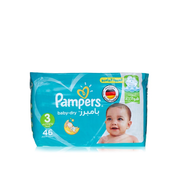 Pampers active baby-dry nappies size 3 x 46 - Waitrose UAE & Partners - 4015400406150