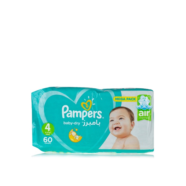 Pampers active baby-dry nappies size 4 x 60 - Waitrose UAE & Partners - 4015400406396