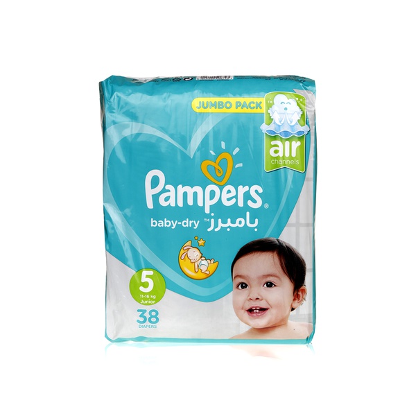 Pampers baby-dry nappies size 5 x38 - Waitrose UAE & Partners - 4015400406723