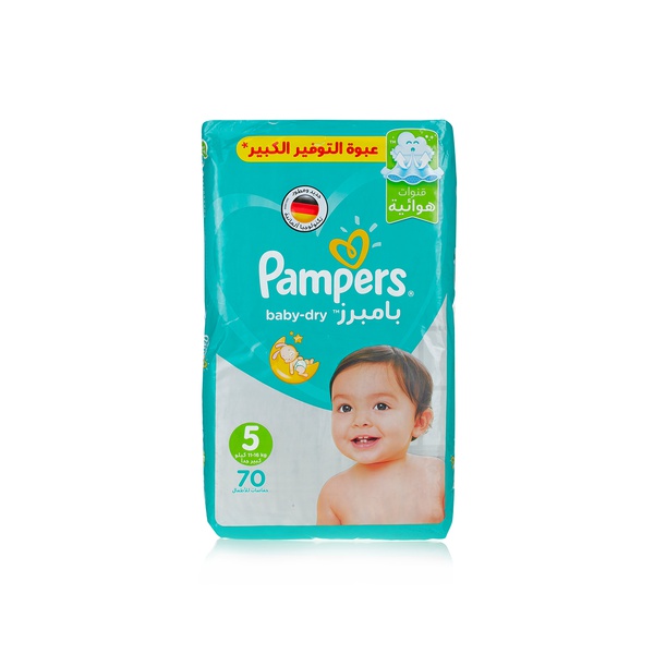 Pampers active baby-dry nappies size 5 x70 - Waitrose UAE & Partners - 4015400406785