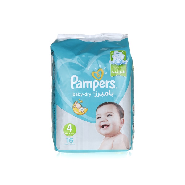 Pampers active baby-dry nappies size 4 x16 - Waitrose UAE & Partners - 4015400751403