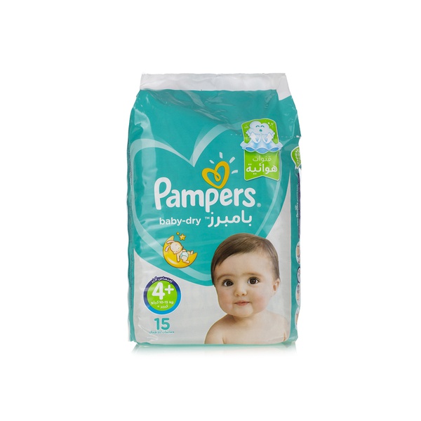 Pampers active baby-dry nappies size 4 x15 - Waitrose UAE & Partners - 4015400751434