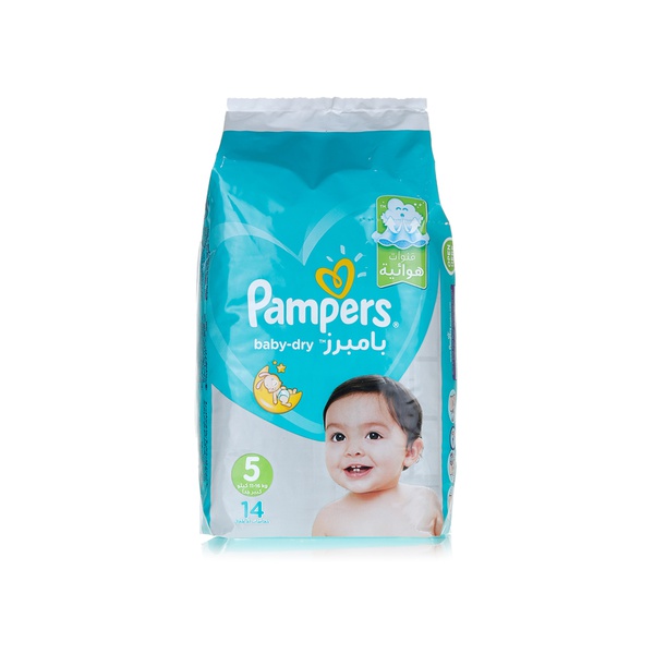 Pampers active baby-dry nappies size 5 x14 - Waitrose UAE & Partners - 4015400760115