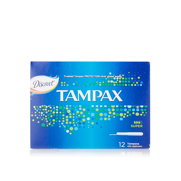 Tampax super tampons x12 - Waitrose UAE & Partners - 4015400829966