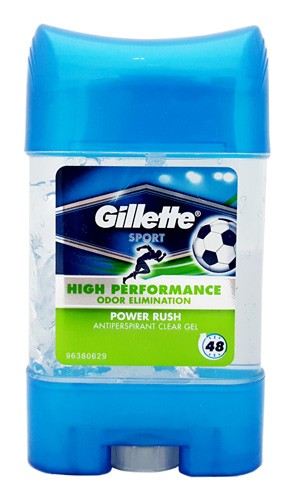 Buy Now - Gillette Clear Gel Power Rush Deodorant Antiperspirant for Men, 82gr / 2.77oz, No White Marks