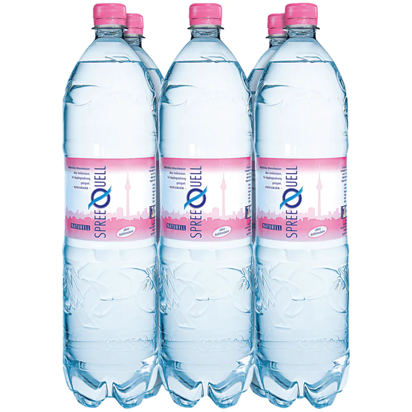 Spreequell Mineralwasser Naturell 6x1,5l - 4015732104038
