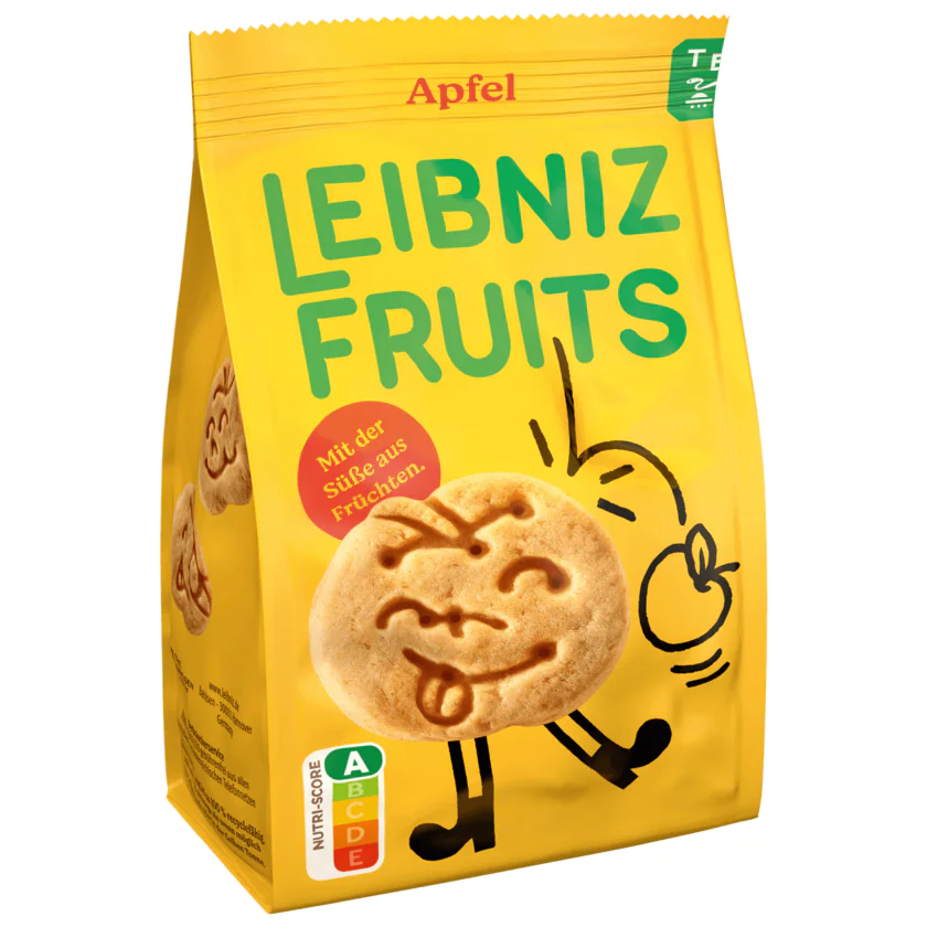 Leibniz Fruits Kekse Apfel 100g - 4017100134319