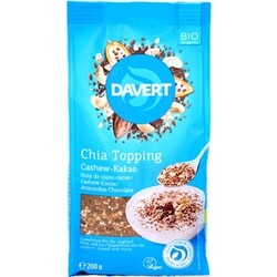 Davert Bio Chia-Topping Cashew-Kakao, 200 g - 4019339270042