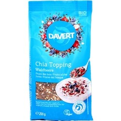 DAVERT Bio Chia-Topping Waldbeere, 200 g - 4019339270059