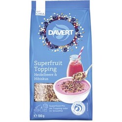 Davert Superfruit Topping Heidelbeere & Hisbiskus - 4019339275016