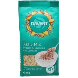 DAVERT Bio Aktiv Mix Pfirsich & Maracuja 200 g - 4019339276006