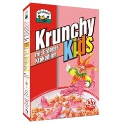 Barnhouse Krunchy ''Kids'' mit Erdbeer-Krokodilen - 4021234101093
