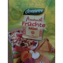 Dennree - Früchtemüsli Amaranth - 4021851435793