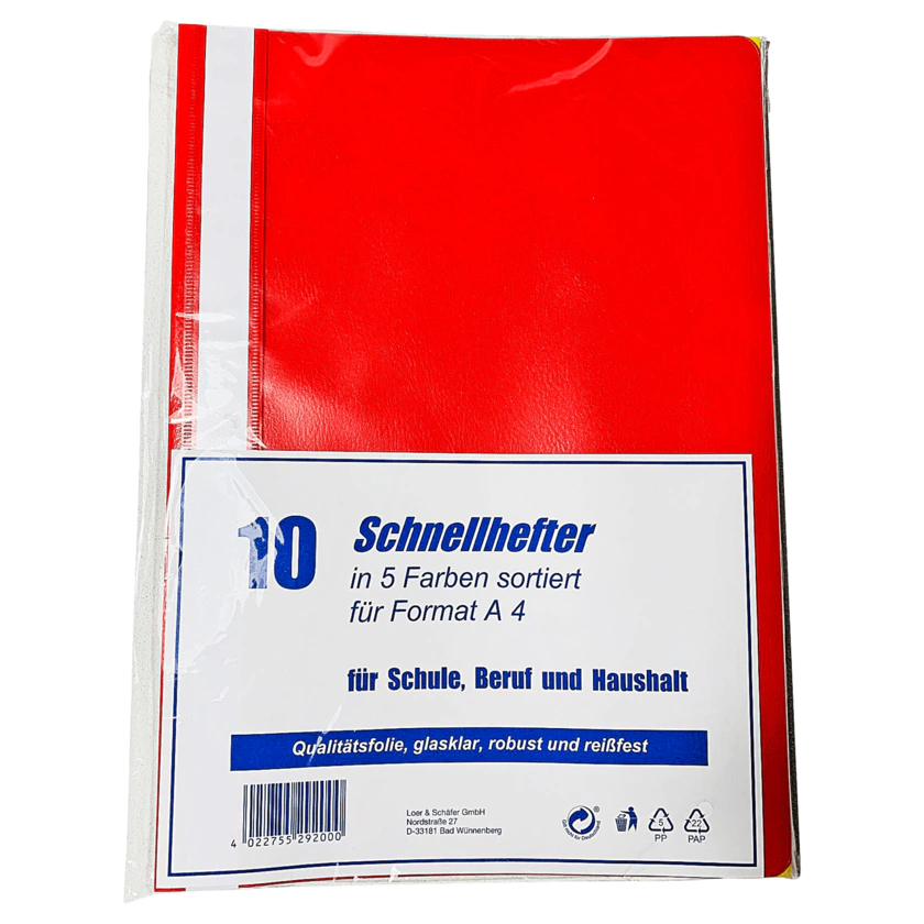 Schnellhefter A4 10er - 4022755292000