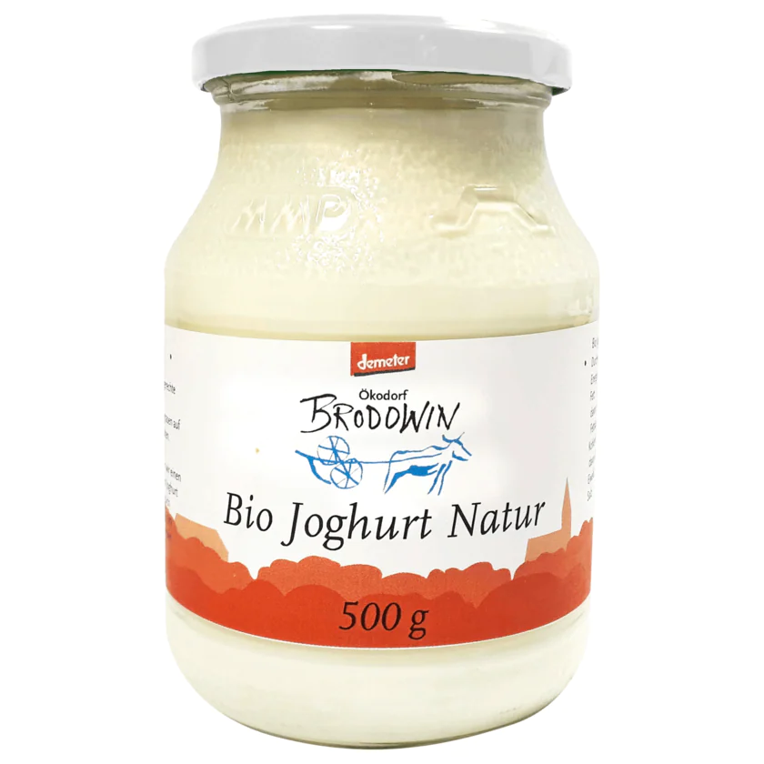 Ökodorf Brodowin Bio Demeter Joghurt Natur 500g - 4022894000078