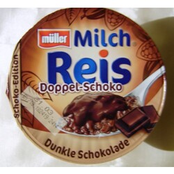 Müller - Milchreis Doppel-Schoko Dunkle Schokolade oder Winter-Edition: Zucker&Zimt - 4025500111953