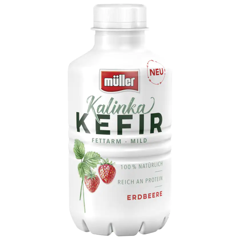 Müller Kalinka Kefir Fettarm Erdbeere 500g - 4025500243791