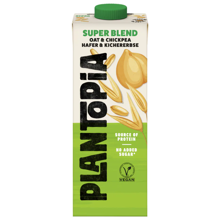 Plantopia Super Blend Vegan Hafer & Kichererbse Drink 1l - 4025500268640