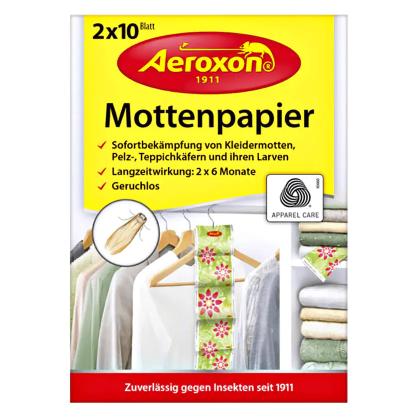 Aeroxon Motten-Papier - 4027600454411
