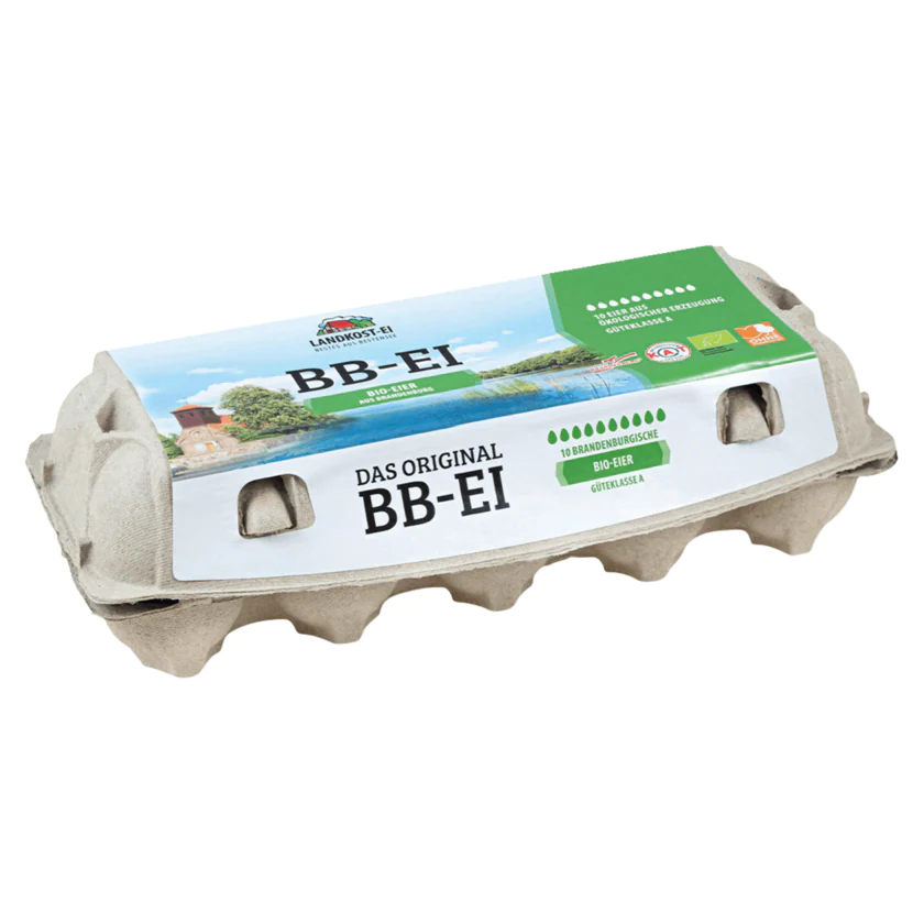 Landkost-Ei BB-Ei Bio Eier 10 Stück - 4027767060340