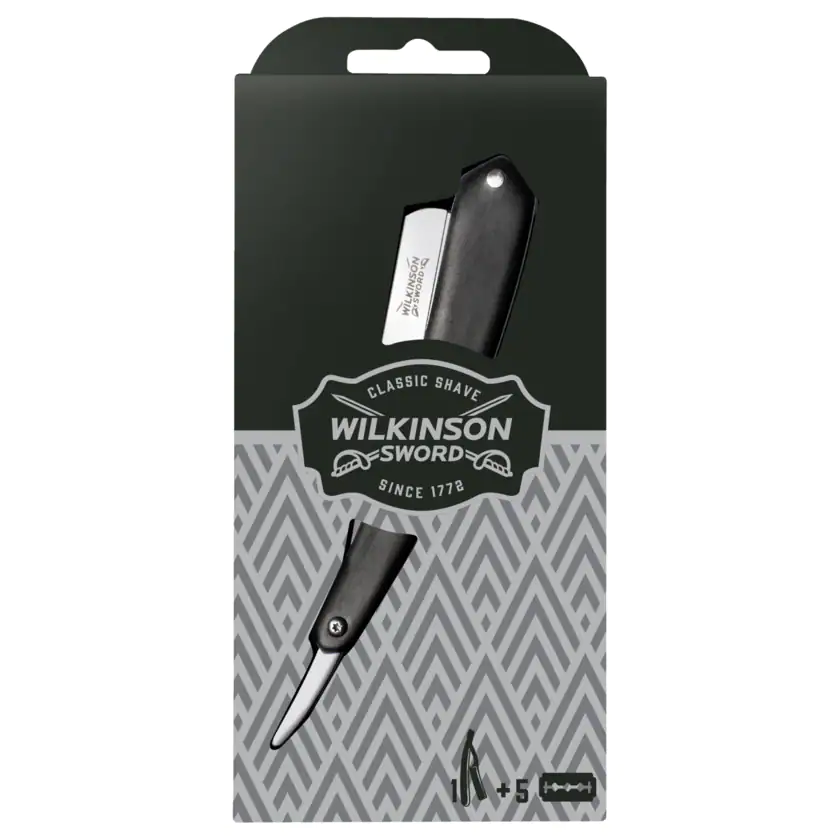 Wilkinson Rasiermesser Vintage Classic mit 5 Classic Klingen - 4027800211203