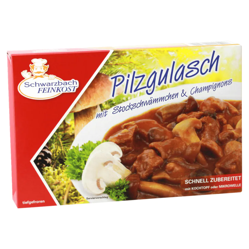 Schwarzbach Feinkost Pilzgulasch 400g - 4028042203414