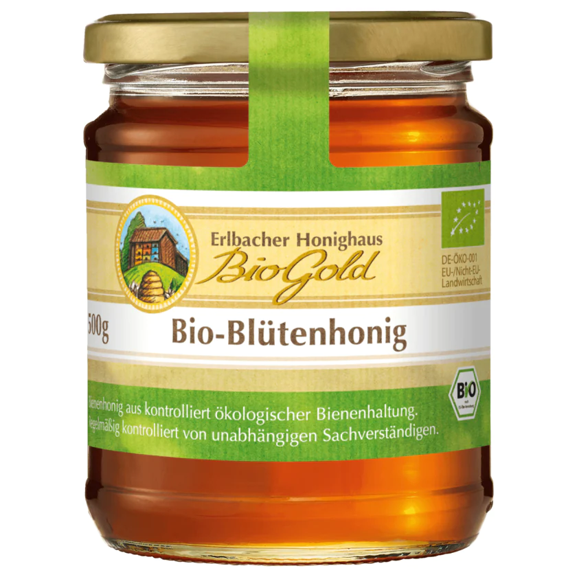 Erlbacher Honighaus Bio Blütenhonig 500g - 4028700062209