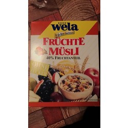 Wela Früchte Müsli 40% Fruchtanteil - 4029399549170