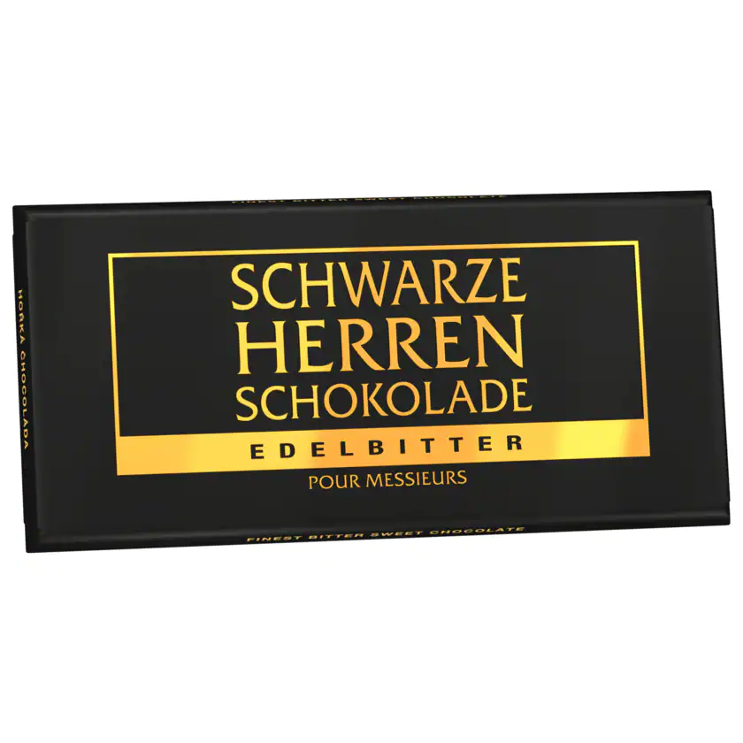 Schwarze Herren Schokolade Edelbitter - 4030387020045