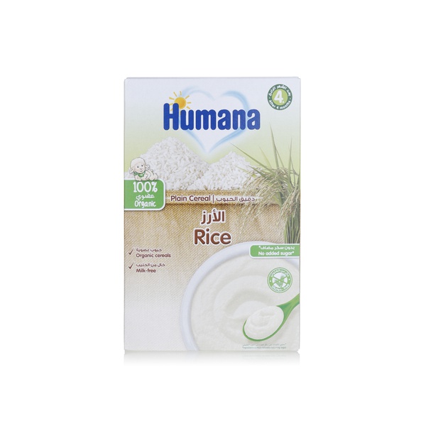 Humana rice cereal plain 4+ months 200g - Waitrose UAE & Partners - 4031244776068