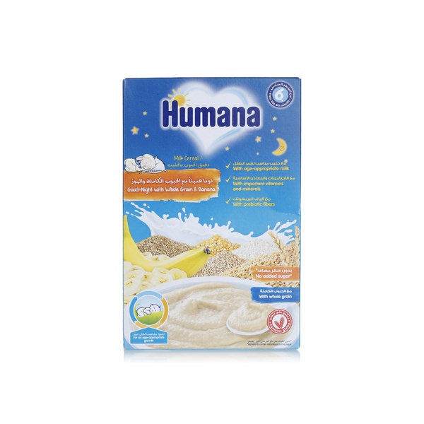 Humana milk cereals with banana 6+ months 200g - Waitrose UAE & Partners - 4031244776143