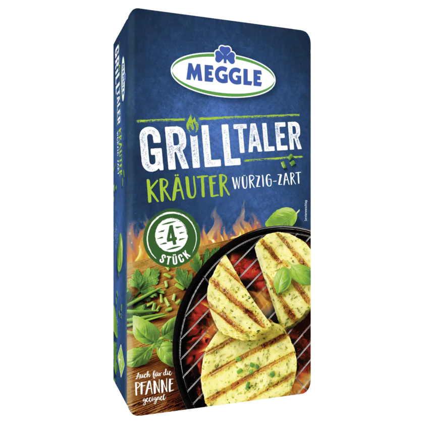 Meggle Grilltaler Kräuter 4x60g - 4034900028372