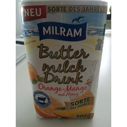 Milram Buttermilch Orange-Mango m. Honig, 500 g - 4036300113160