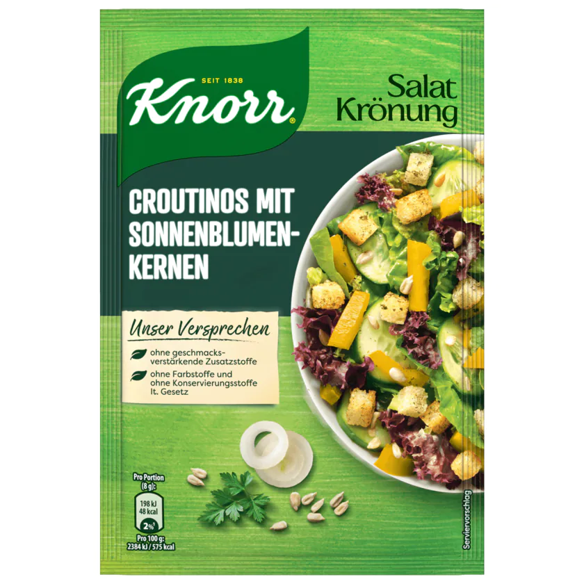 Salat Krönung - Croutinos mit Sonnenblumenkernen - 4038700119513