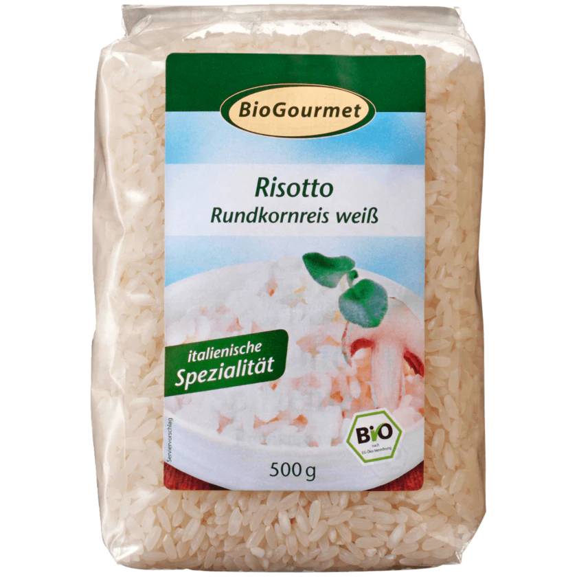 BioGourmet Risotto Rundkorn-Reis weiß 500g - 4039057400606