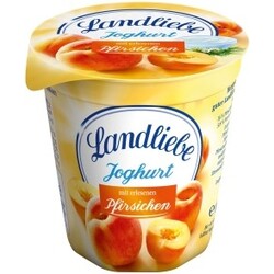Landliebe Joghurt mild Pfirsich, 150 g - 4040600118541