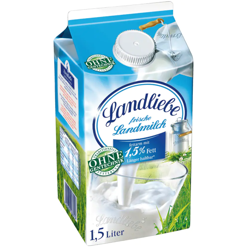 Landliebe Landmilch 1,5% Fett 1,5l - 4040600135869