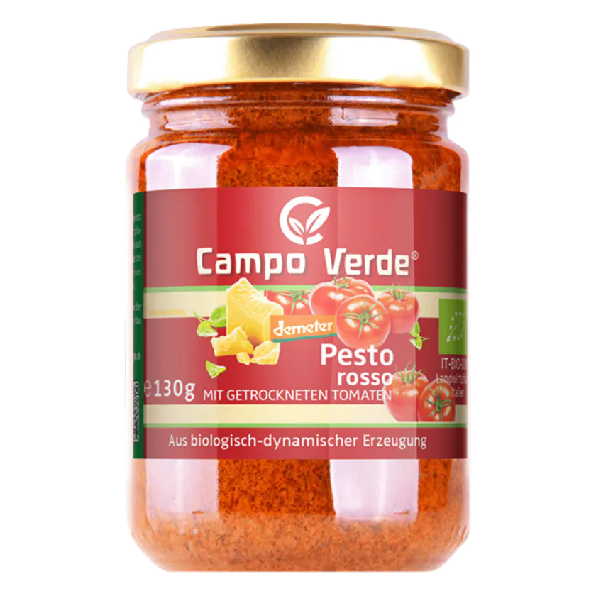 Campo Verde Bio Pesto Rosso 130g - 4045178003817