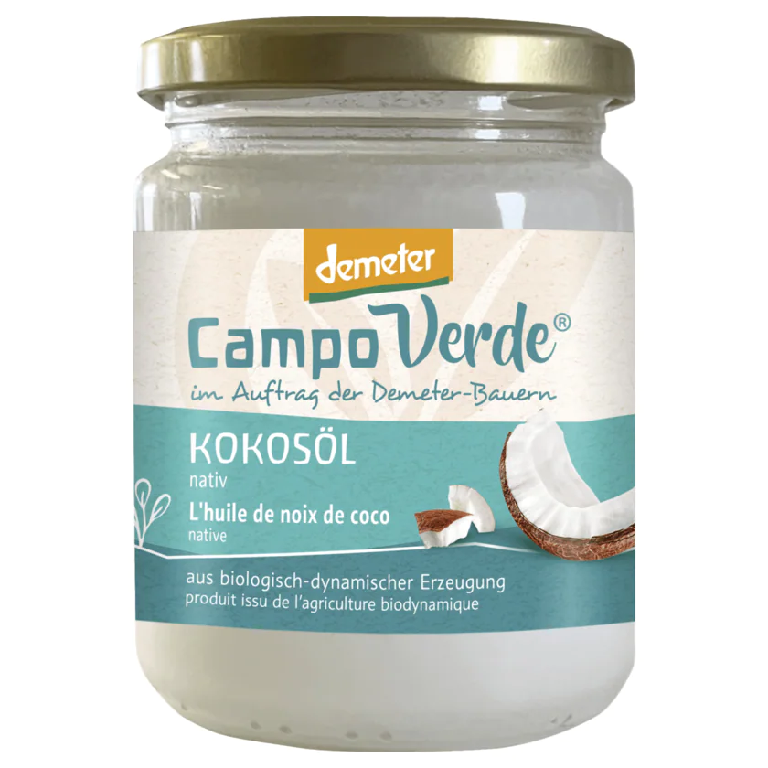 Campo Verde Demeter Bio Kokosöl nativ 200g - 4045178009505